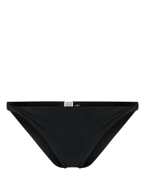 TOTEME Twist Detail Low Rise Bikini Bottoms Farfetch