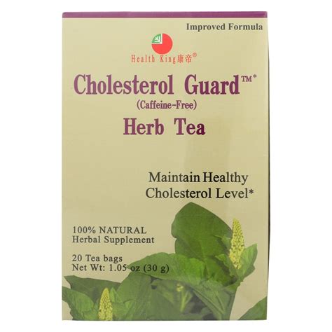 Health King Cholesterol Guard Herb Tea 20 Bags