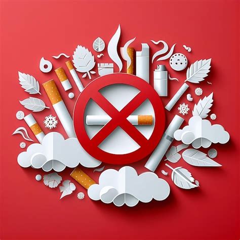 Premium Photo No Smoking Sign With Cigarette STOP Smoking In Vector