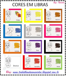 20 Melhores Ideias De Cores Libras Libra Cores Em Libras Sinais Em Images