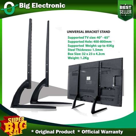 Jual Kaki Tv Stand Bracket Led 40 32 22 Inch Universal Semua Merk Tv