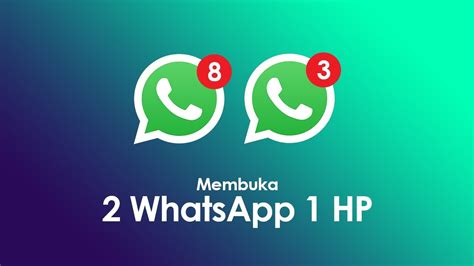 Cara Membuka Akun Whatsapp Dalam Hp Whatsapp Clone No Root Youtube