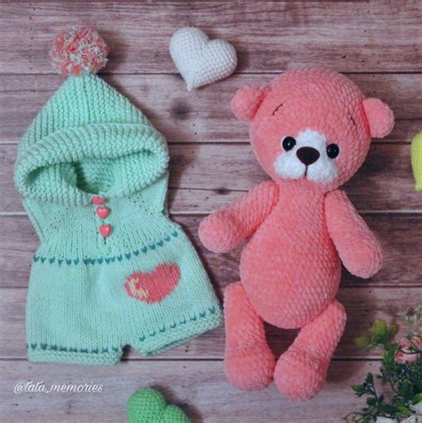 Вязаный комбинезон для игрушек Амигуруми, схема №27054
