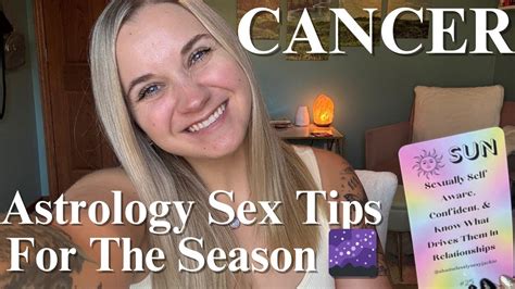 Cancer Season Sexuality Astrology Sex Education Tips YouTube