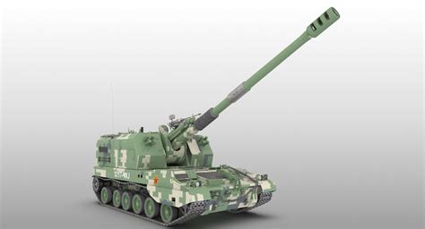 3D model PLZ-05 PLZ05 Self propelled howitzer | CGTrader