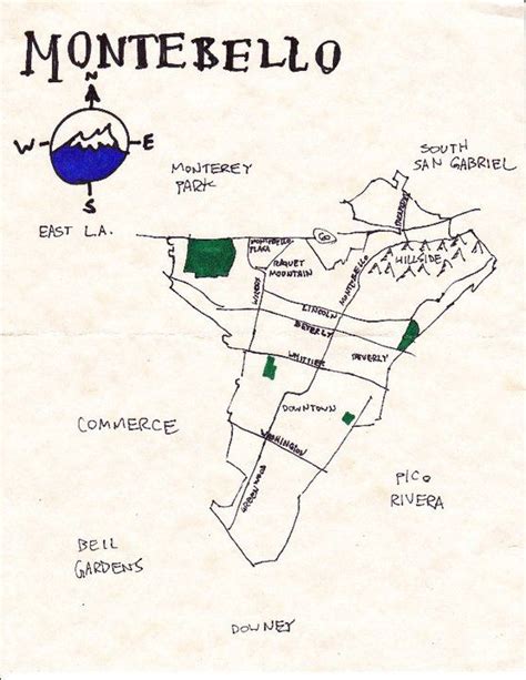 Map Of Montebello California ~ ODSEPATU