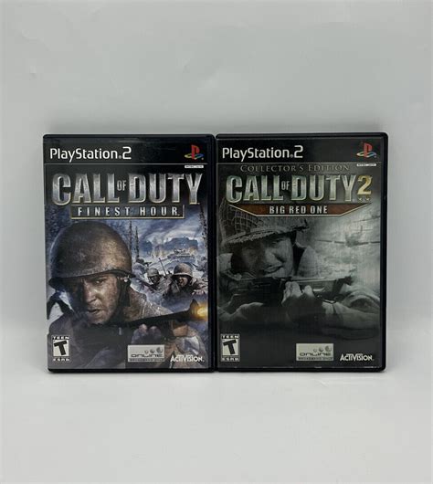 Call Of Duty Finest Hour PS2 PlayStation 2 Tested Working 2005 CIB Big