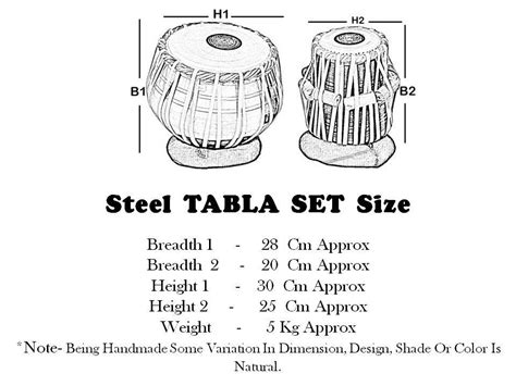 Tabla Drums Set Deluxe Steel Bayan Kg Wood Dayan Gig Bag Tuning