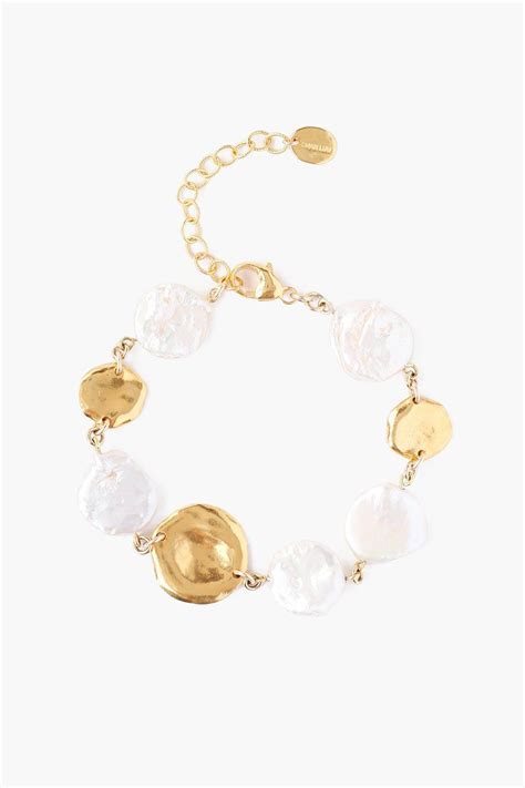 White Keshi Pearl Bracelet – Chan Luu