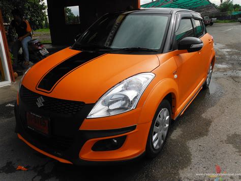 Suzuki Swiftfull Wrap Orange Matte