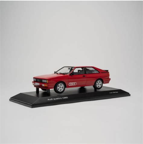 Audi Quattro Modellauto Miniatur Minichamps Rot