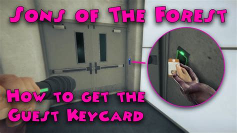 Sons Of The Forest How To Get The Guest Keycard Youtube