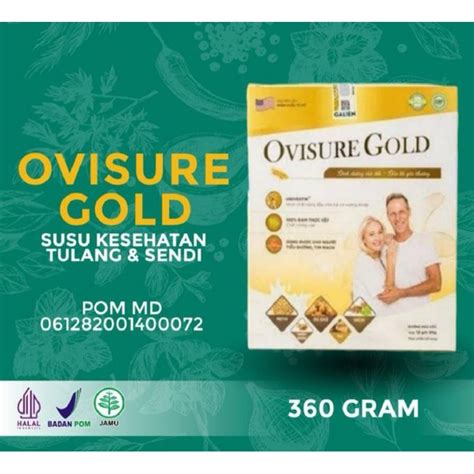 Jual Paket Box Ovisure Gold Susu Tulang Dan Sendi Osteoporosis Saraf