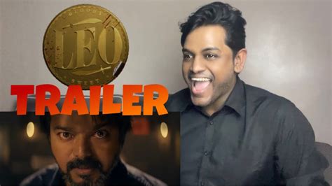 Leo Trailer Reaction Filmy React Indian Malaysian Thalapathy