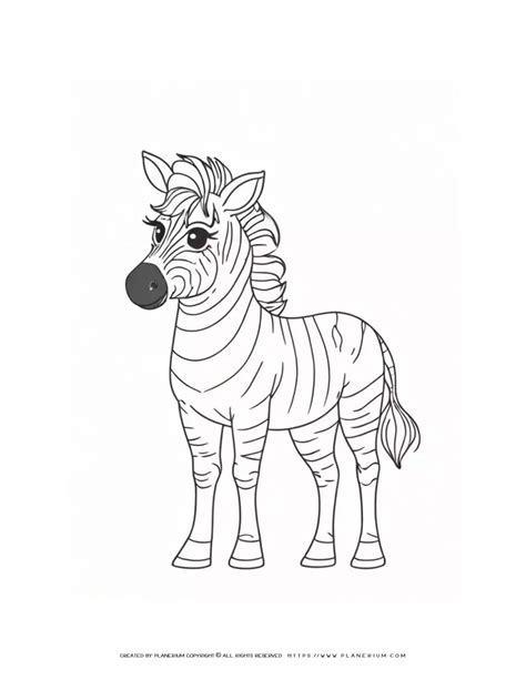 zebra coloring pages 10