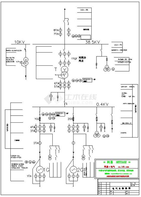 某1000kw水电站主接线图水电站土木在线
