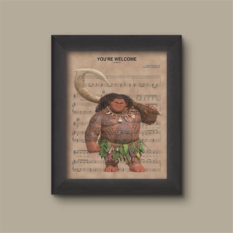 Maui Moana You're Welcome Svg - Etsy