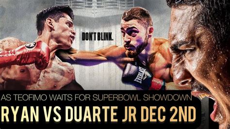 Breaking News Ryan Garcia Back In Action Vs Oscar Duarte Jr As Teofimo