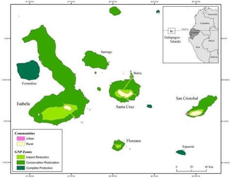 The Galápagos Islands The Four Inhabited Islands Isabela Floreana