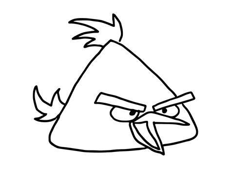 24 Chuck Angry Bird Coloring Pages ColoringPagesOnly