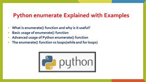 Python enumerate Explained with Examples - Spark By {Examples}