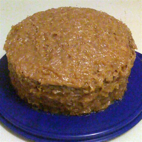 German Chocolate Cake with Coconut-pecan Frosting