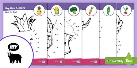 Hey Bear Sensory: Dot to Dot (teacher made) - Twinkl