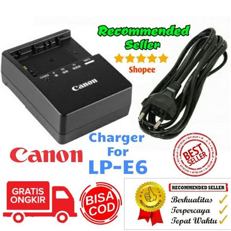 Jual Canon Charger Kamera Lc E E Charjer For Baterai Lp E Chas Eos D