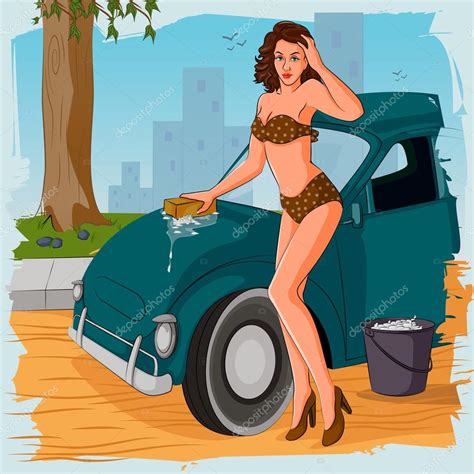 Sexy Car Wash Clip Art