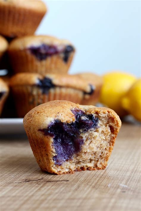 Vegan Lemon Blueberry Muffins The Conscientious Eater