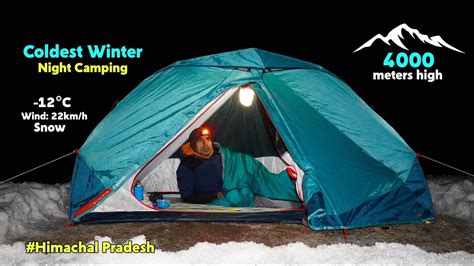 Winter Camping In India Solo Camping In India Winter Camping In