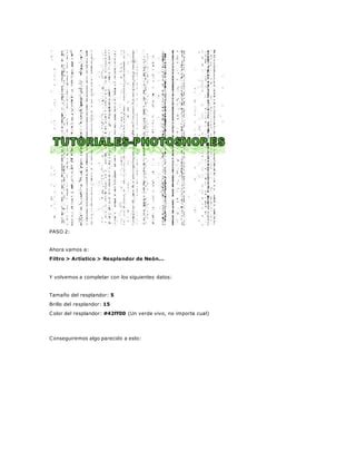 Efecto Matrix Con Photoshop PDF