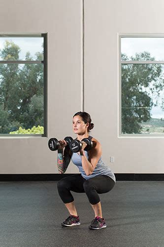 Dumbbell Squat Press