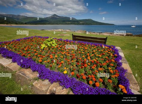 Brodick Bay Goatfell Isle Of Arran Stock Photo Alamy