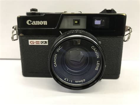 【やや傷や汚れあり】 Canonキャノン Canonet Ql17 フィルムコンパクトカメラ Canon Lens 40mm 117