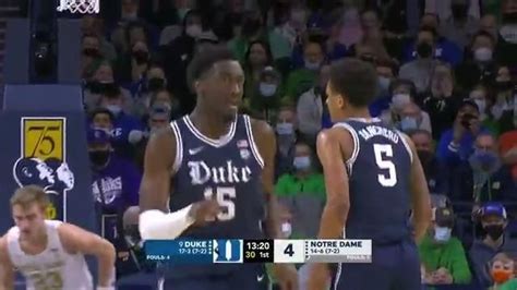 Wendell Moore Jr Finds Mark Williams For An Easy Duke Bucket Espn Video