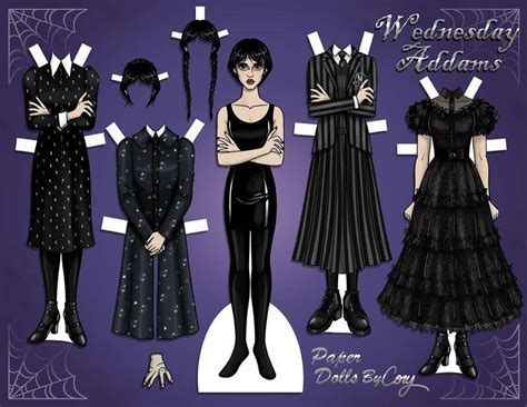 Paper Dolls Are Dressed Up In Black And White