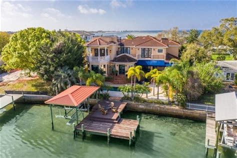 Custom Recently Updated Waterfront Home In South Tampa Florida Luxury