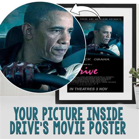 drive poster font