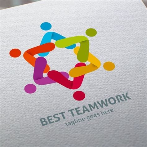 Best Teamwork Logo Template | Teamwork logo, Good teamwork, Logo templates