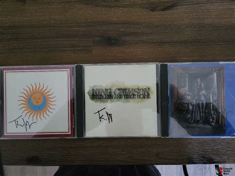 King Crimson Cd Collection 3 Fripp Autographed For Sale Us Audio Mart