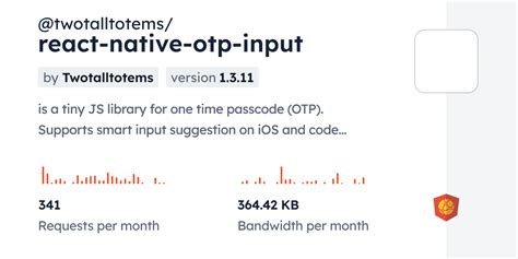 Twotalltotems React Native Otp Input CDN By JsDelivr A CDN For Npm