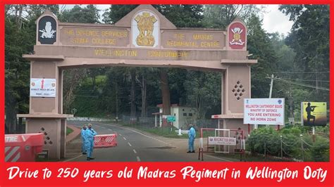 Ooty Army Training Camp Madras Regimental Wellington Ooty