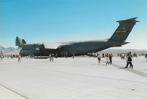 84 0059 Lockheed C 5B Galaxy US Air Force Nellis AFB Scan Flickr