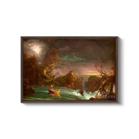 Thomas Cole : the Voyage of Life Manhood 1842 Canvas Gallery - Etsy