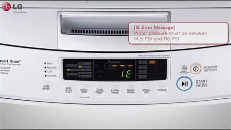 How To Fix Top Load Washers Error Codes Washing Machine LG YouTube