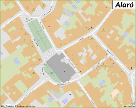 Alaró Mapa Mallorca España Mapas Detallados De Alaró