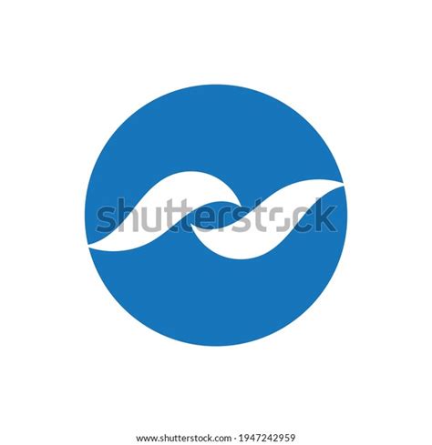 Ocean Wave Logo Vector Illustration Design Stock Vector (Royalty Free ...