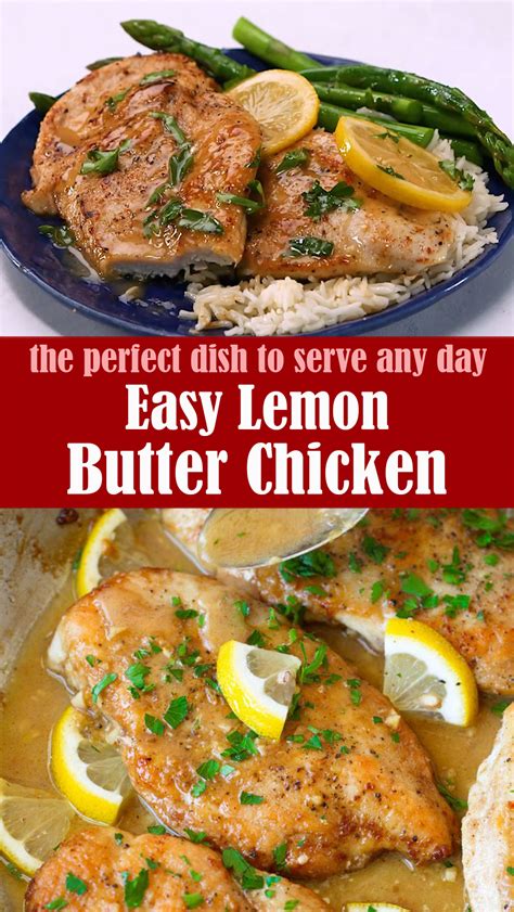 Easy Lemon Butter Chicken Recipe Reserveamana