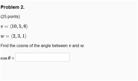 Solved Problem 2 25 Points V 10 5 6 W 2 3 1 Find Chegg